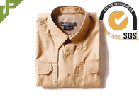 Brown Shirt Long Sleeve Men Woodland T Dry Fit Camo T-shirt