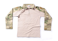 Koszula z krótkim rękawem TACS FG, garnitur z wojskowej żabki, koszulka wojskowa, koszulka z kamuflażem