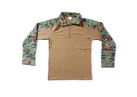 Garnitur wojskowy Digital Woodland, koszulka z długim rękawem, garnitur żabka