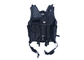 Chiny Kamizelka taktyczna Black Army Military / Police Molle Load Bearing Vest For Security eksporter
