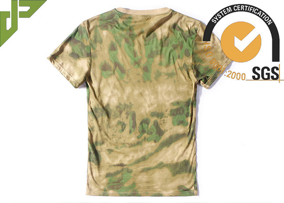 Chiny T-shirt z krótkim rękawem Multicam Tactical 100% bawełny Oddychający dla mężczyzn fabryka