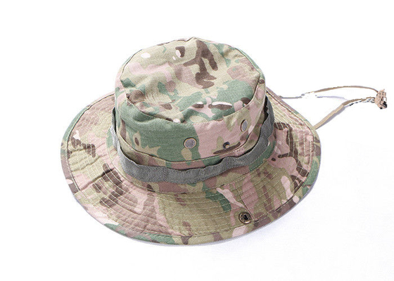Chiny Army Camouflage Multicam Tactical Boonie Hat na kemping ze stabilizatorem dystrybutor