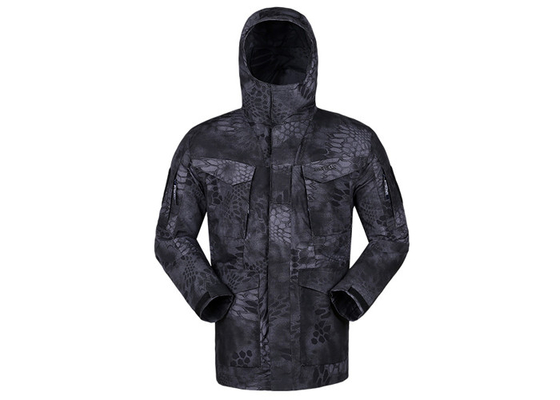 Chiny 2019 Wiatroszczelne OEM materiały wojskowe Czarny Python Tactical Jacket Wholesale Camo Jackets fabryka